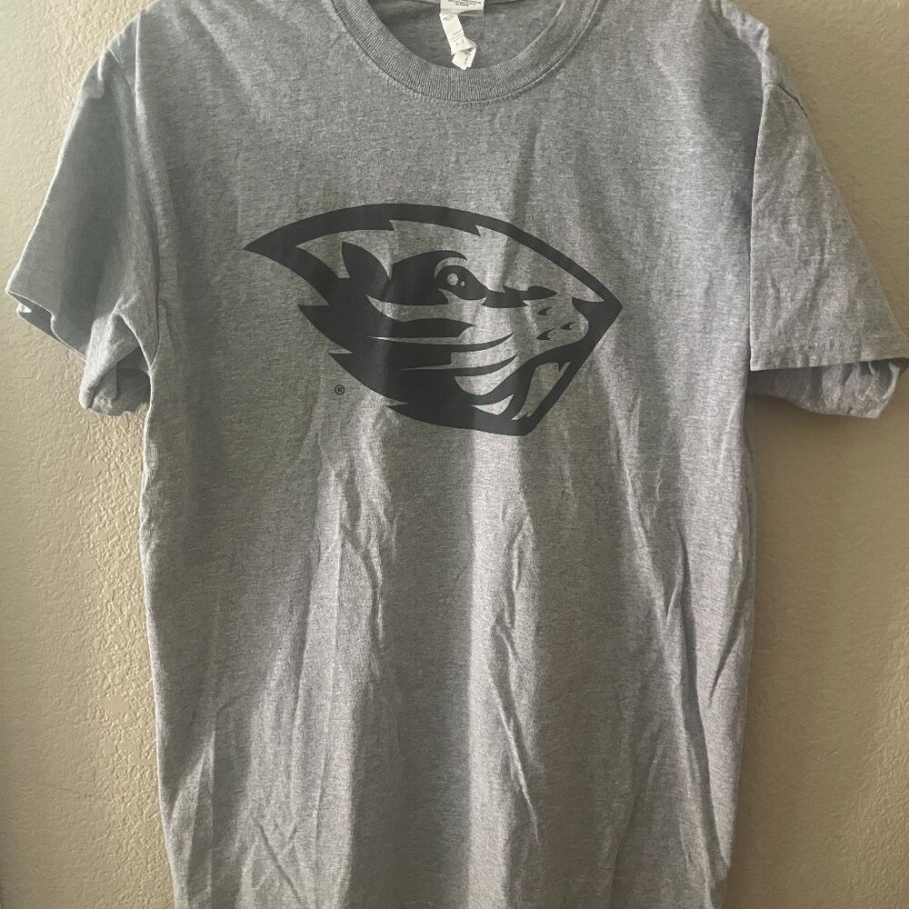 Oregon State Gray/Heather Gildan T-shirt